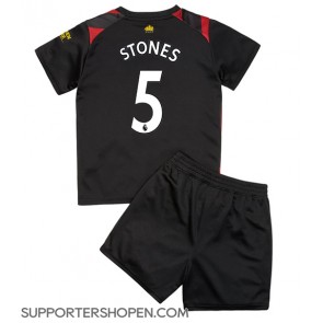 Manchester City John Stones #5 Bortatröja Barn 2022-23 Kortärmad (+ korta byxor)